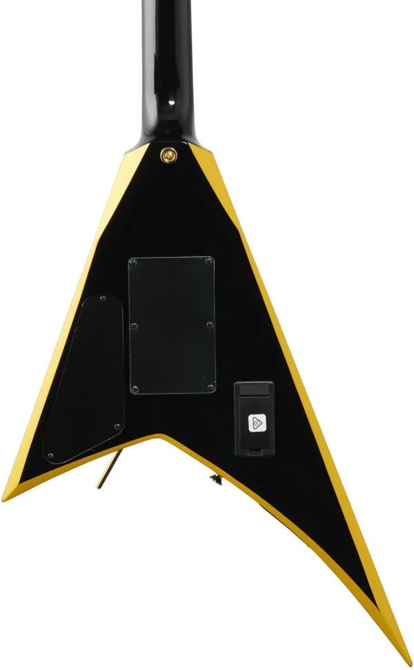 Jackson X Series Rhoads RRX24 Electric Guitar - Black with Yellow Bevel - Image 7