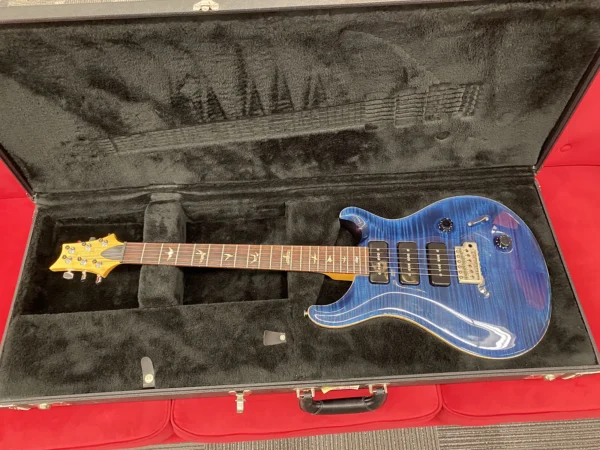 PRS Custom 22 10-Top Soapbar - Whale Blue with Case - Image 23