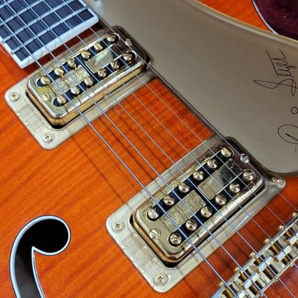 Gretsch G6120SSU Brian Setzer 1998 with Case- Orange - Image 5