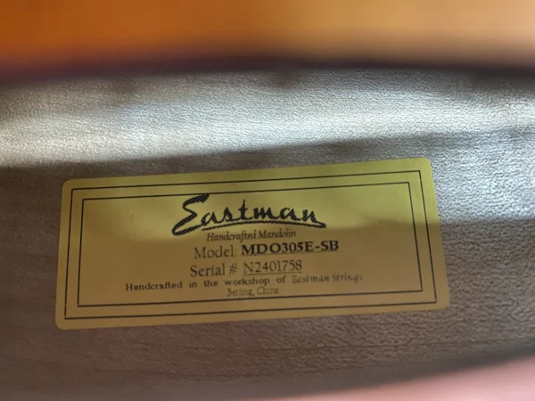 Eastman MDO305E A-style Acoustic-electric Octave Mandolin - Sunburst w/ Bag