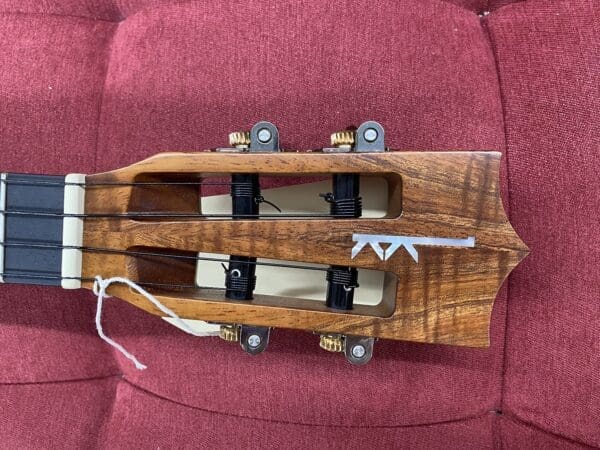 Kamaka HF-3i Custom Tenor Ukulele with Ebony Package and Mother of Pearl Inlay - Natural w/ Case - Image 12