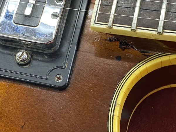 Standel Model 520-S Semi-Hollow Electric Guitar 1960's - Sunburst - Image 19