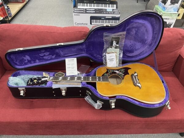 Epiphone Inspired by Gibson Custom 1963 Dove Acoustic-Electric Guitar 2025 - Natural - Image 2