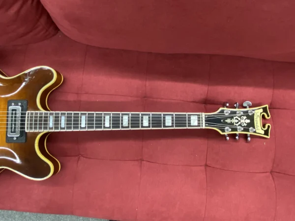 Standel Model 520-S Semi-Hollow Electric Guitar 1960's - Sunburst - Image 20