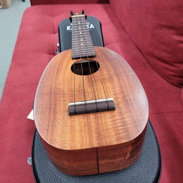 Kamaka HP-1 Pineapple Ukulele with Case 2025 - Solid Koa - Image 8