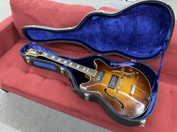 Standel Model 520-S Semi-Hollow Electric Guitar 1960's - Sunburst