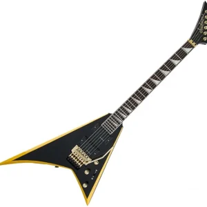 Jackson X Series Rhoads RRX24 Electric Guitar - Black with Yellow Bevel