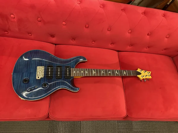 PRS Custom 22 10-Top Soapbar - Whale Blue with Case - Image 6