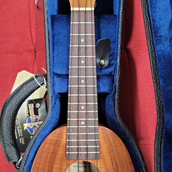 Kamaka HP-1 Pineapple Ukulele with Case 2025 - Solid Koa - Image 4