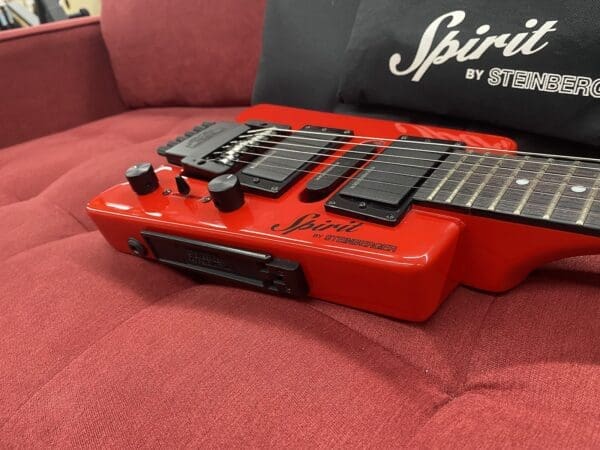 Steinberger Spirit GT Pro Deluxe Electric Guitar (with Bag) - Hot Rod Red