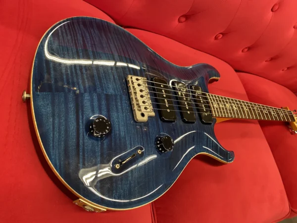 PRS Custom 22 10-Top Soapbar - Whale Blue with Case - Image 10