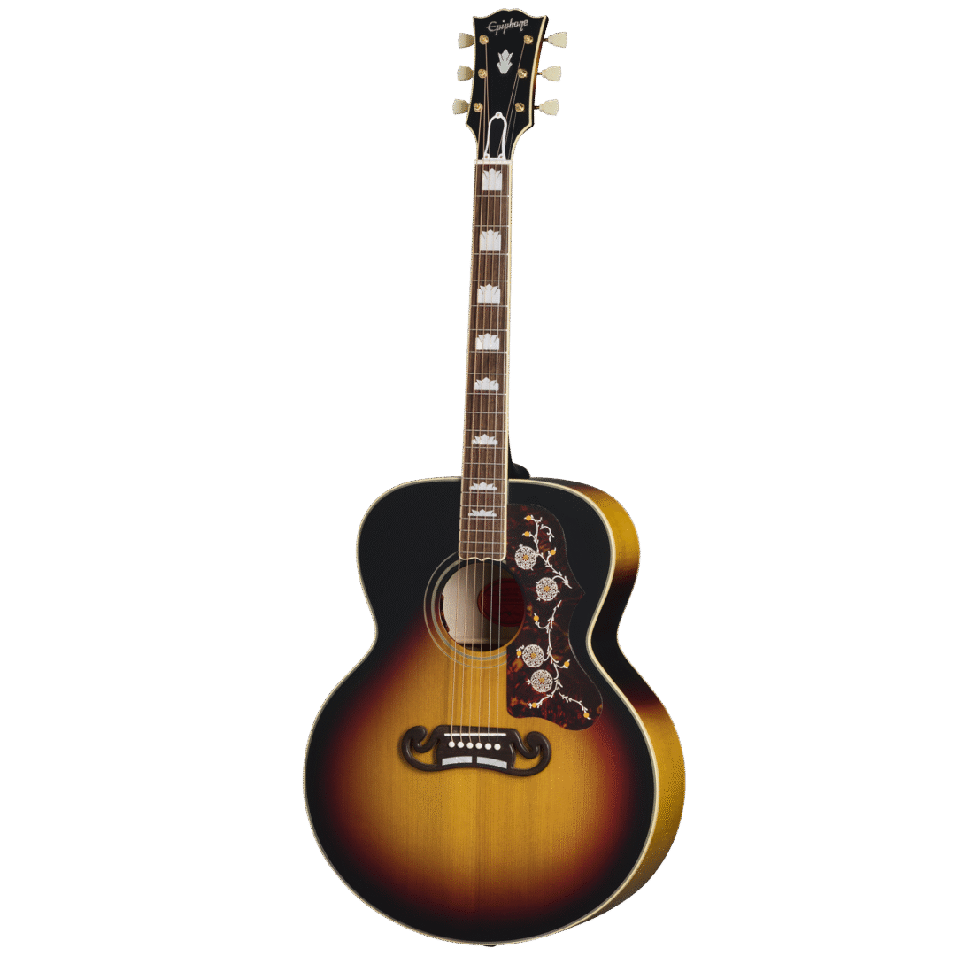 Epiphone Inspired by Gibson Custom 1957 SJ-200 Acoustic / ElectricReissue - Vintage Sunburst