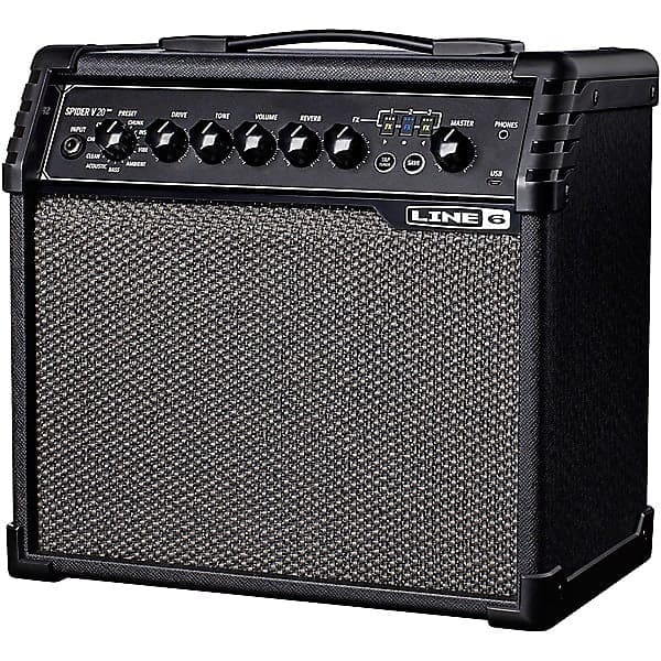 Line 6 Spider V 120 MKII 120W 1x12 Guitar Combo Amp Black