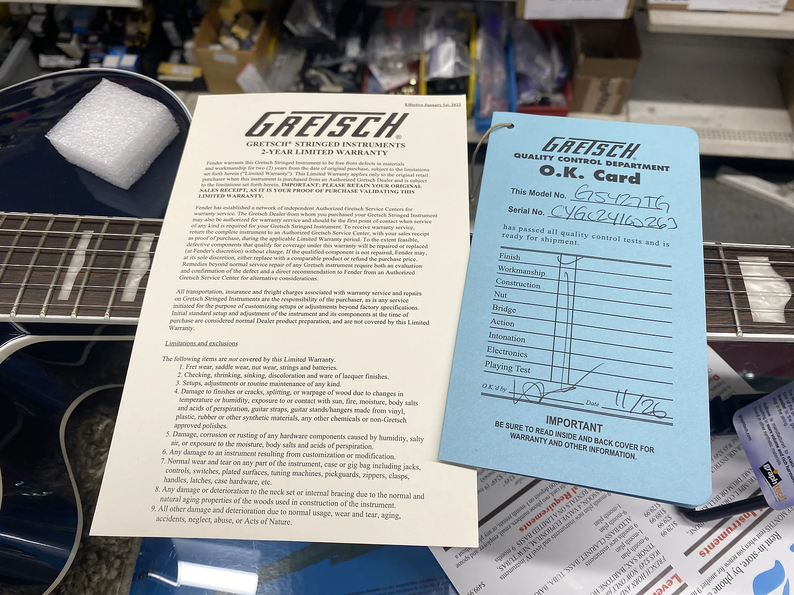 Gretsch FSR G5427TG Electromatic Hollowbody Electric Guitar 2024 - Midnight Sapphire