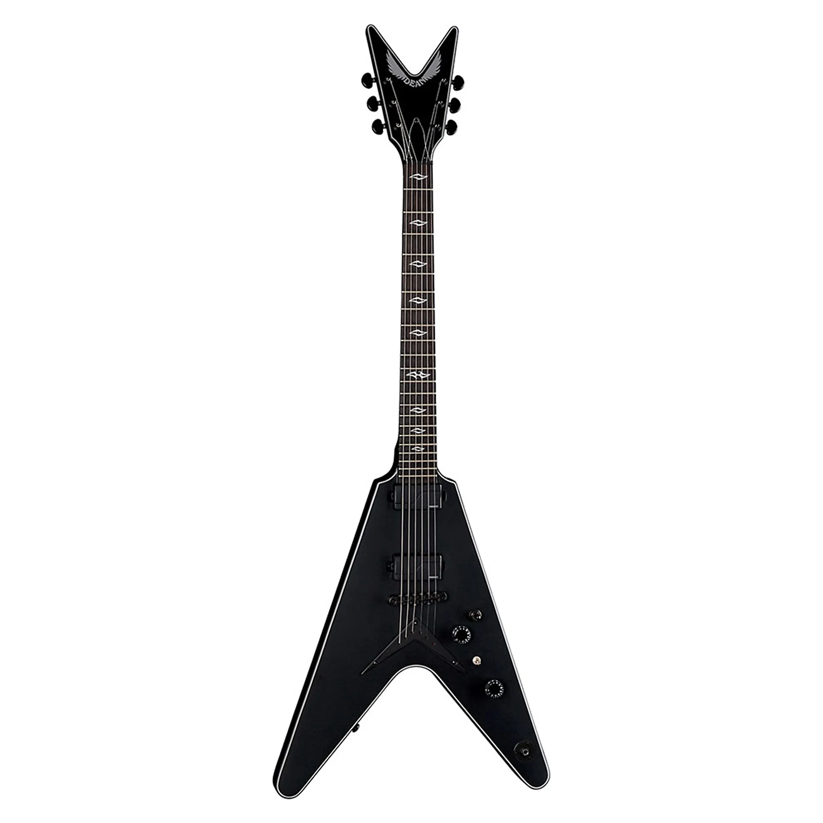 Dean V Select Fluence Electric Guitar - Black Satin