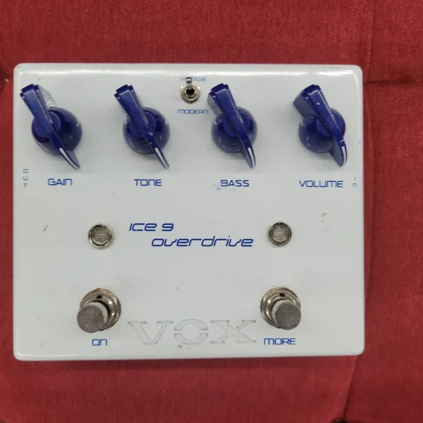 Vox Ice 9 Overdrive Pedal - White - Victor Litz