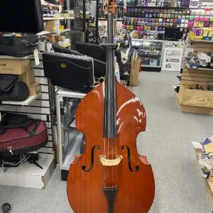 GEWA Pure OM Mönnich 3/4 Upright Bass – Solid Top with Bag and Bow