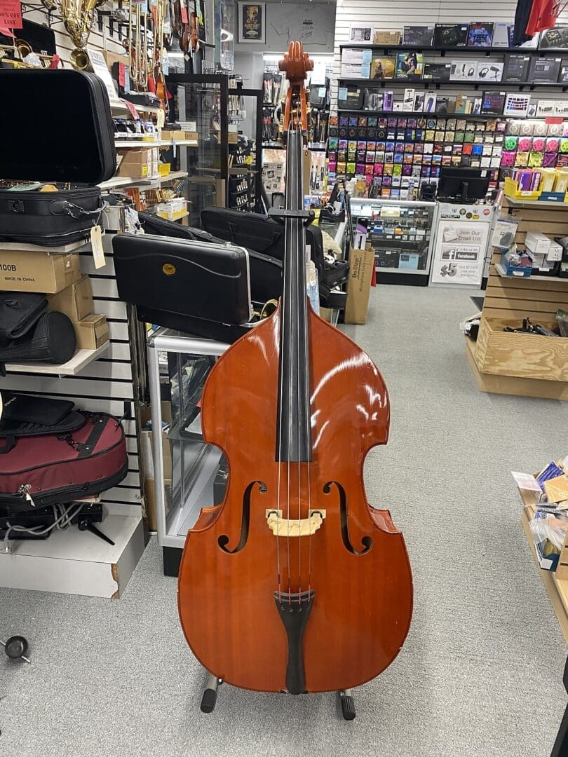 GEWA Pure OM Mönnich 3/4 Upright Bass – Solid Top with Bag and Bow