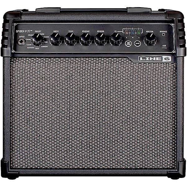 Line 6 Spider V 120 MKII 120W 1x12 Guitar Combo Amp Black