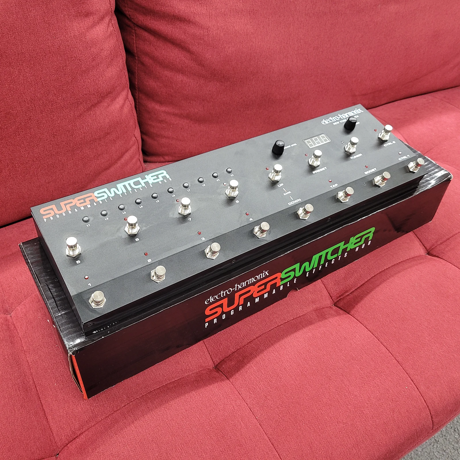 2019 Electro-Harmonix Super Switcher Programmable Effects Hub - Present - Black
