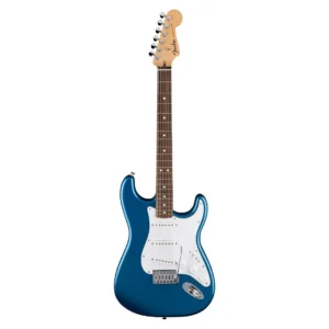 Fender Standard Stratocaster, Laurel Fingerboard, White Pickguard, Aqua Marine Metallic