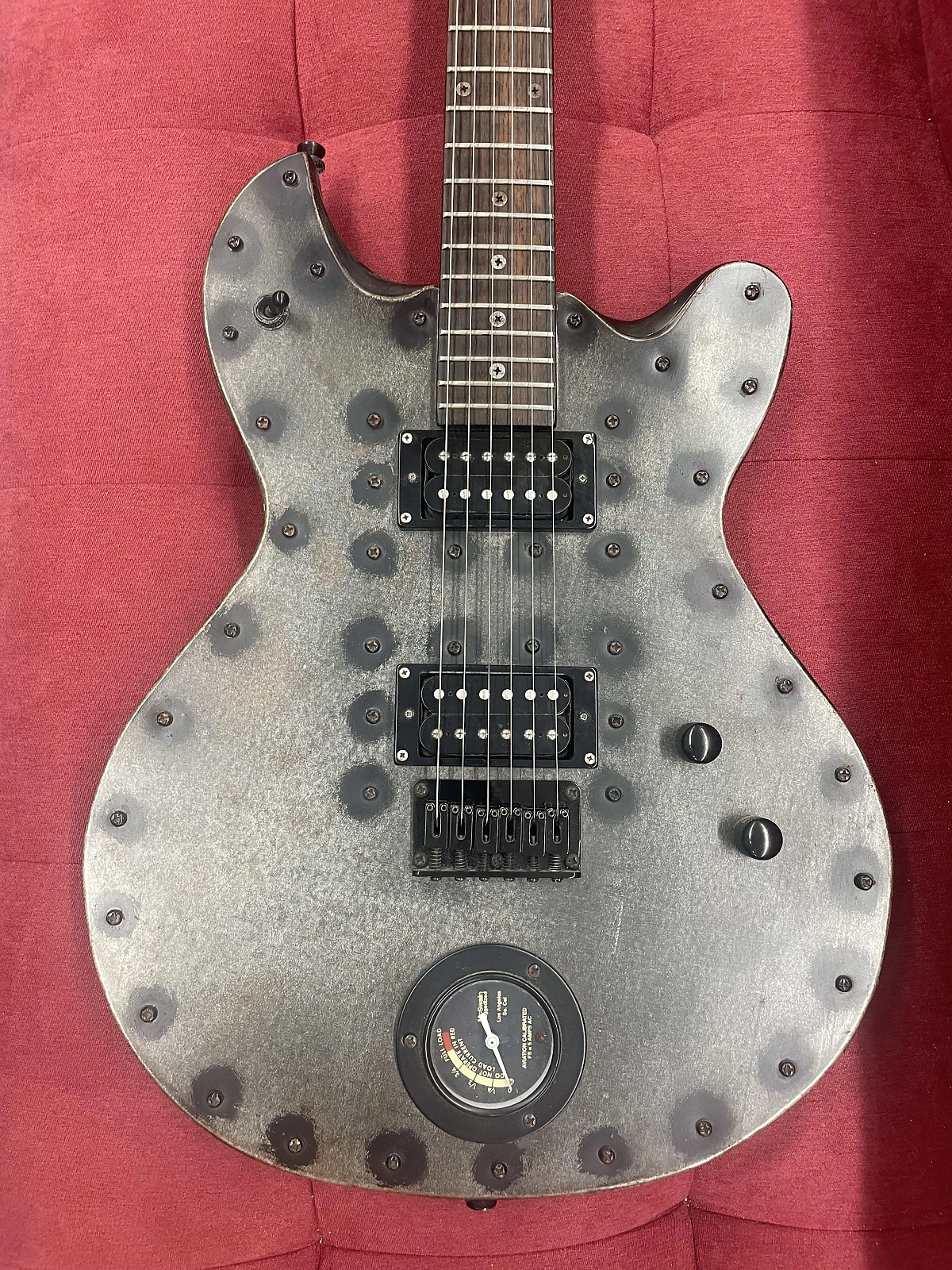 OLP McSwain Tin Top - Metal with A Distressed Satin Black Back