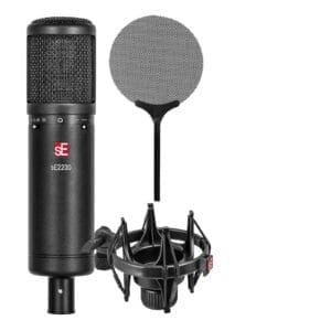 sE Electronics sE2200 Large Diaphragm Cardioid Condenser Microphone - Black