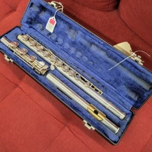 Gemeinhardt 3SHB Open-Hole Flute with gold lip plate - Silver-Plated