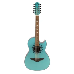 H. Jimenez LBQ1GXE-CN Galaxia Bajo Quinto - Cosmic Nebula with Fishman Pickup and Case