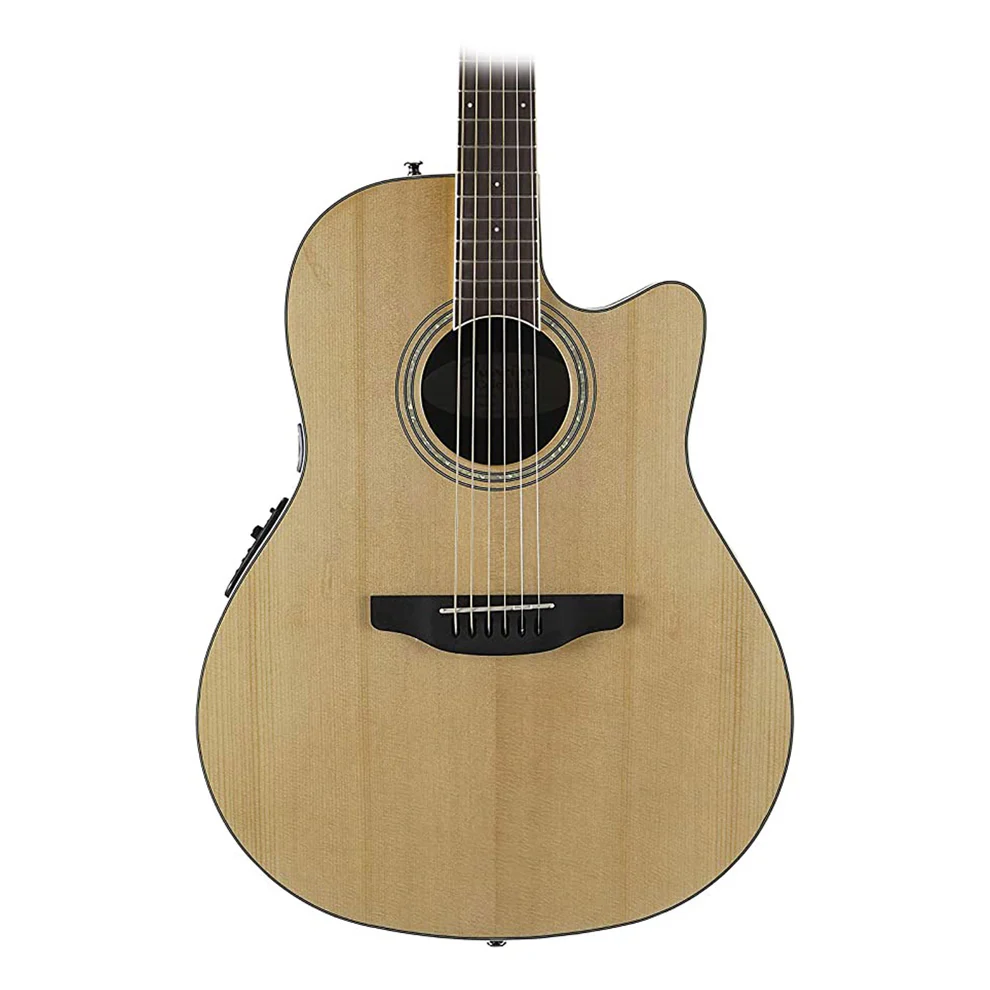 Ovation CS24-4 Acoustic-Electric Guitar, Natural - Image 3
