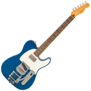Squier Classic Vibe Custom Telecaster SH with Bigsby, Parchment Pickguard - Lake Placid Blue