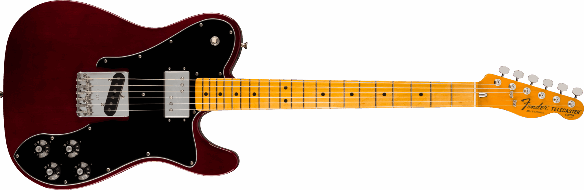 Fender American Vintage II 1977 Telecaster Custom, Maple Fingerboard - Wine - Image 6