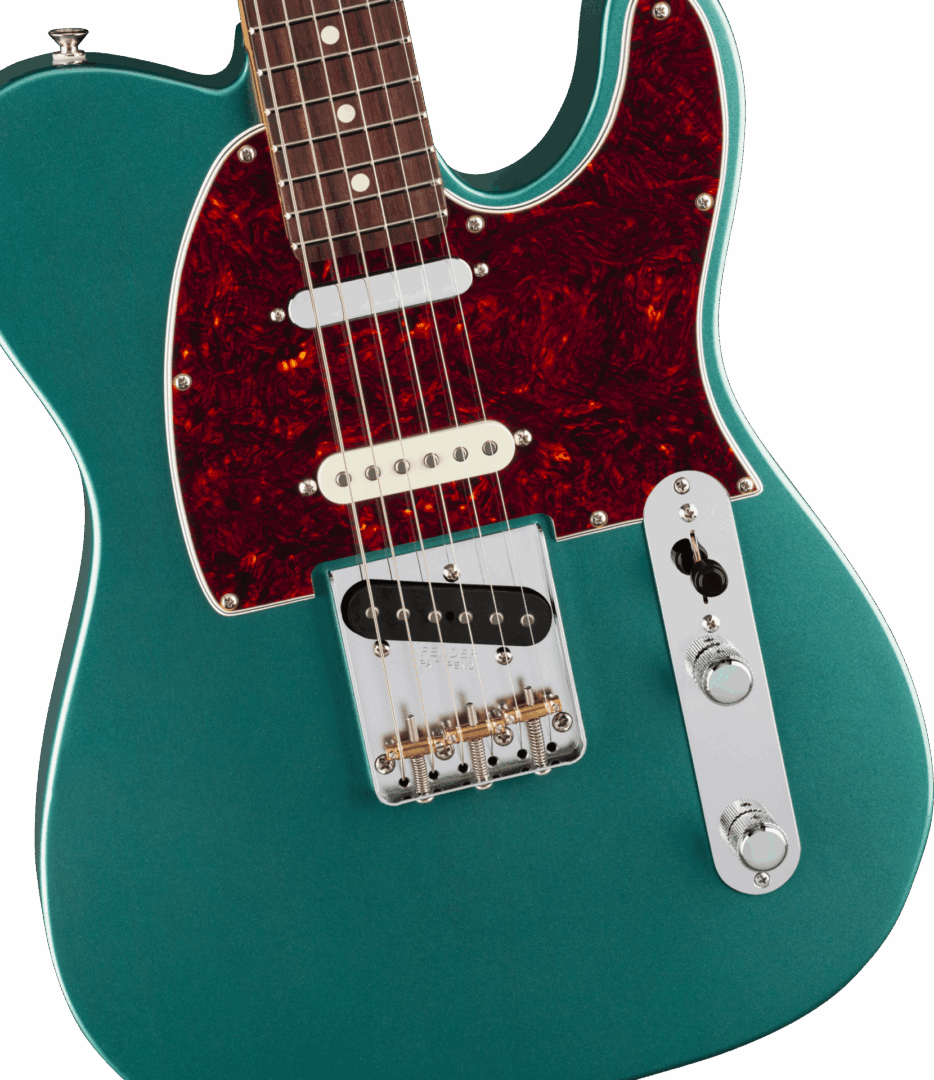 Fender American Professional Classic Hotshot Telecaster, Rosewood Fingerboard - Faded Sherwood Green Metallic - Image 6