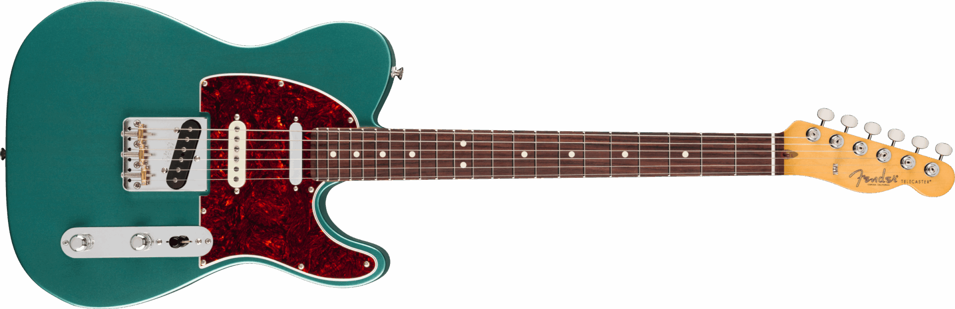 Fender American Professional Classic Hotshot Telecaster, Rosewood Fingerboard - Faded Sherwood Green Metallic - Image 3