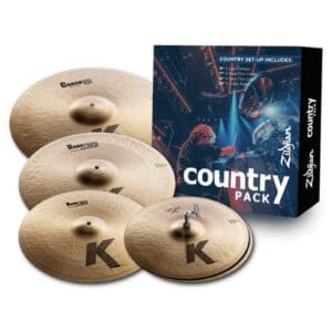 Zildjian K0801C K Series Country Box Set 15/17/19/20" Cymbal Pack - Traditional