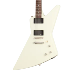 Epiphone Inspired by Gibson Explorer '80s EMG Electric Guitar - Classic White w/ Bag