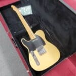 Fender Left-handed 50th Anniversary 50’s Telecaster Maple Neck with Case 1996 Japan – Blonde