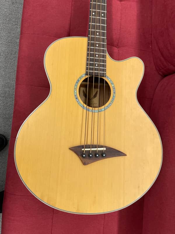 Dean Performer CE Acoustic Electric Bass - Natural - Image 3