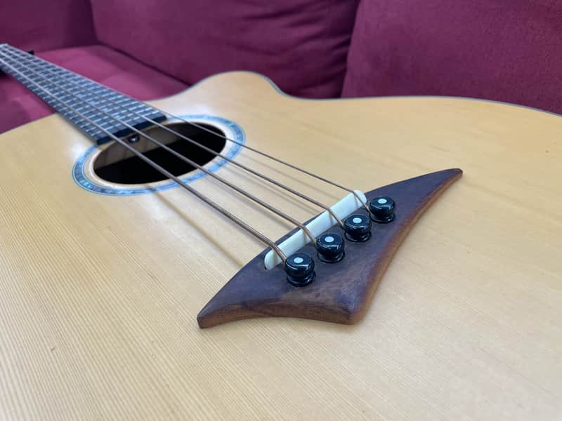 Dean Performer CE Acoustic Electric Bass - Natural