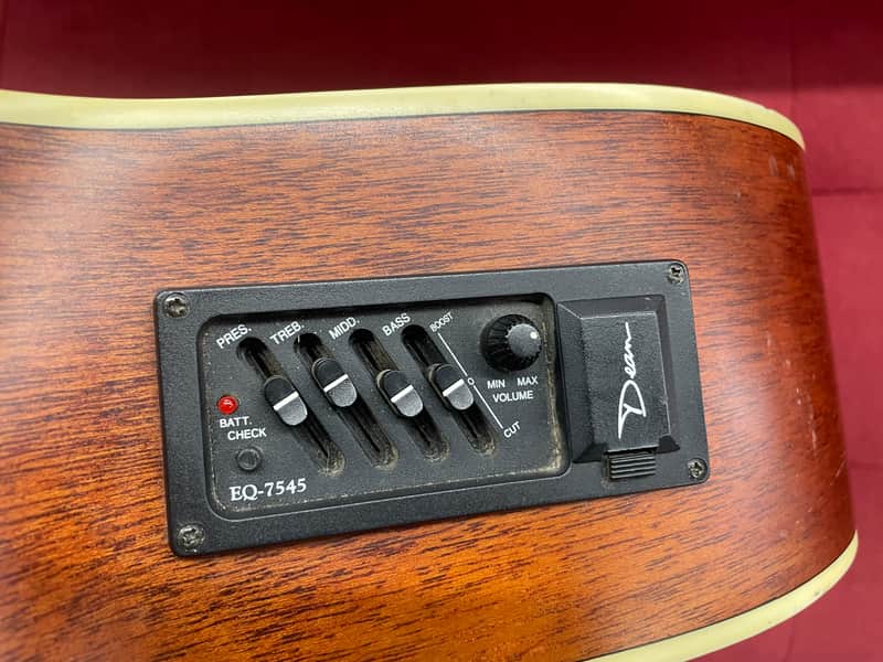 Dean Performer CE Acoustic Electric Bass - Natural - Image 5