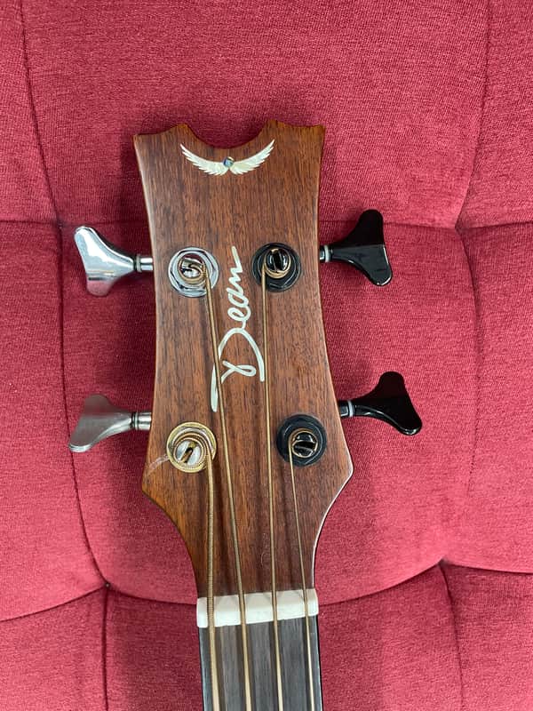 Dean Performer CE Acoustic Electric Bass - Natural - Image 6