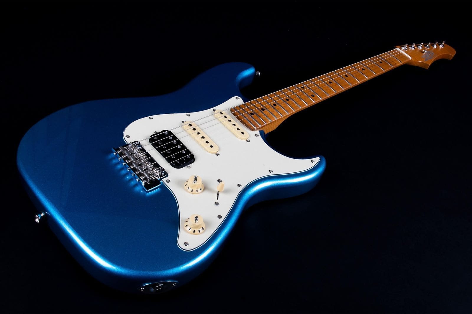 JET Guitars JS-400 LPB HSS Electric Guitar - Lake Placid Blue - Image 2