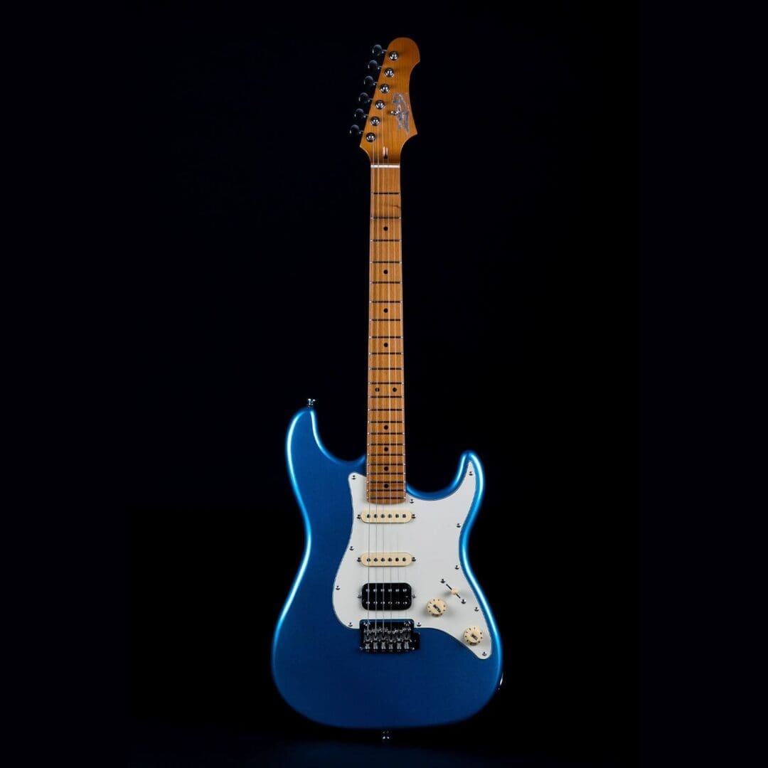 JET Guitars JS-400 LPB HSS Electric Guitar - Lake Placid Blue - Image 3