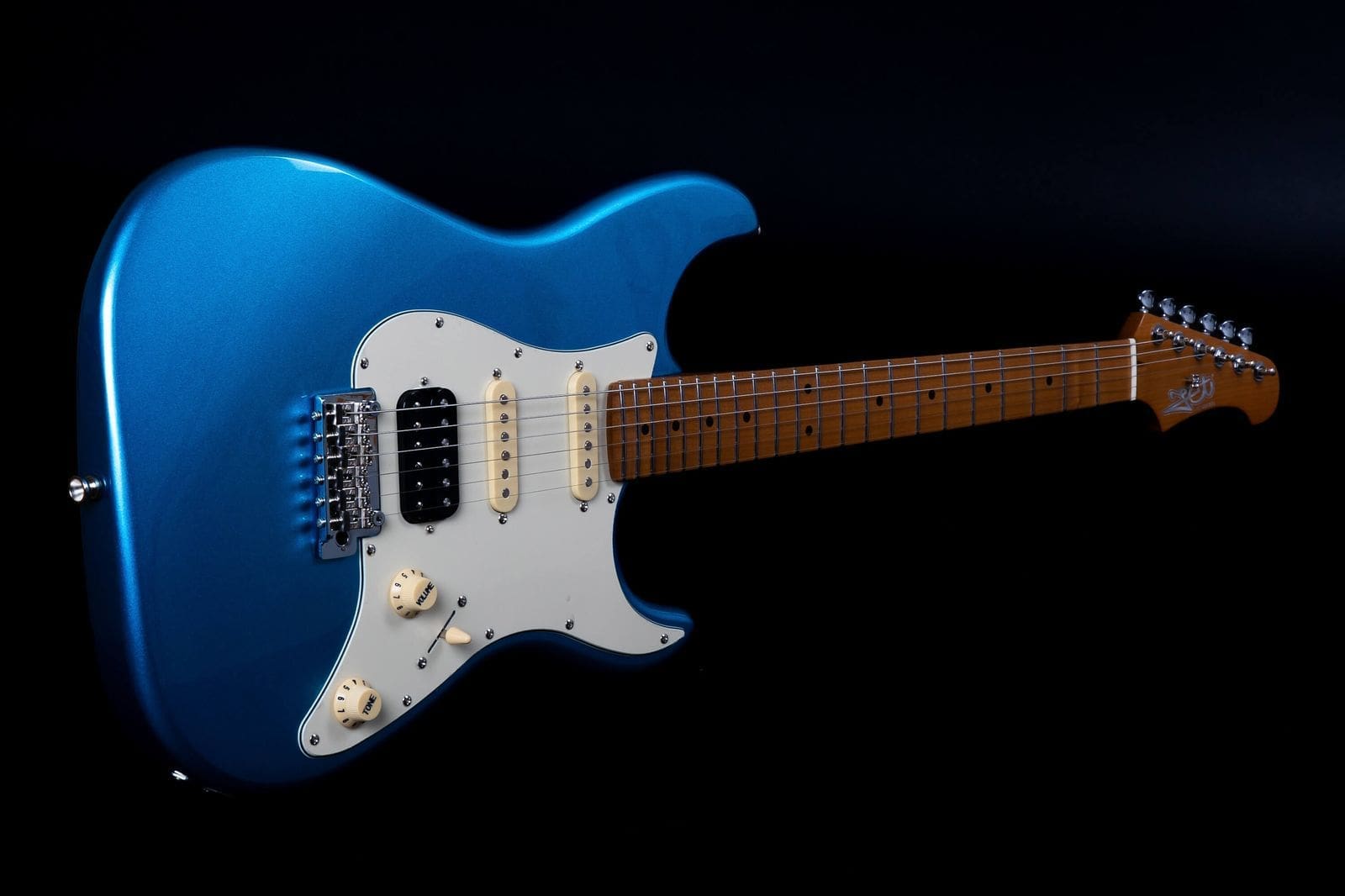 JET Guitars JS-400 LPB HSS Electric Guitar - Lake Placid Blue - Image 8