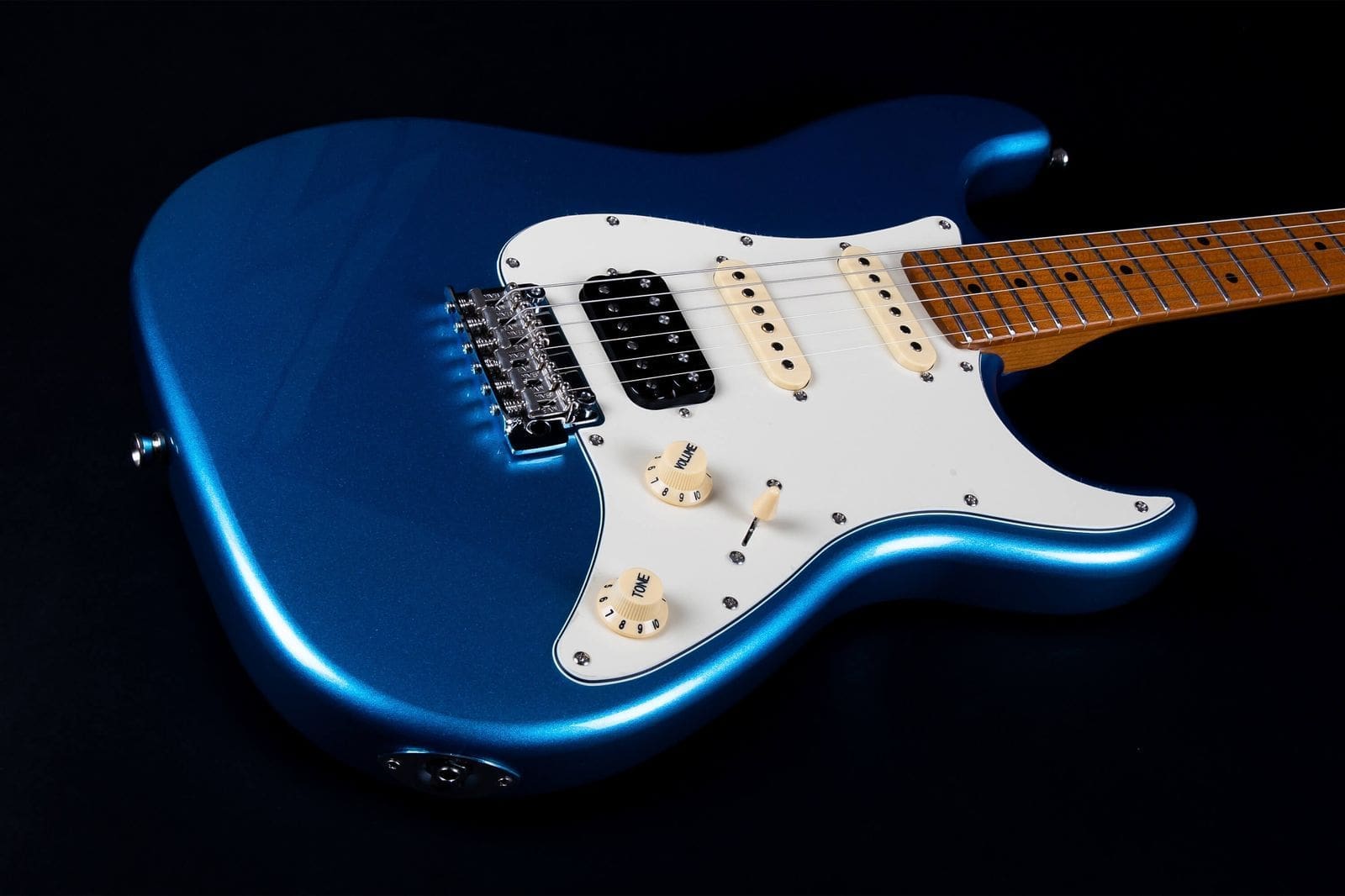 JET Guitars JS-400 LPB HSS Electric Guitar - Lake Placid Blue - Image 5