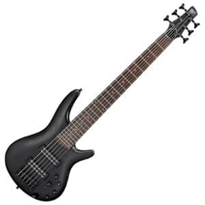 Ibanez SR306E Electric Bass, 6-String - Weathered Black