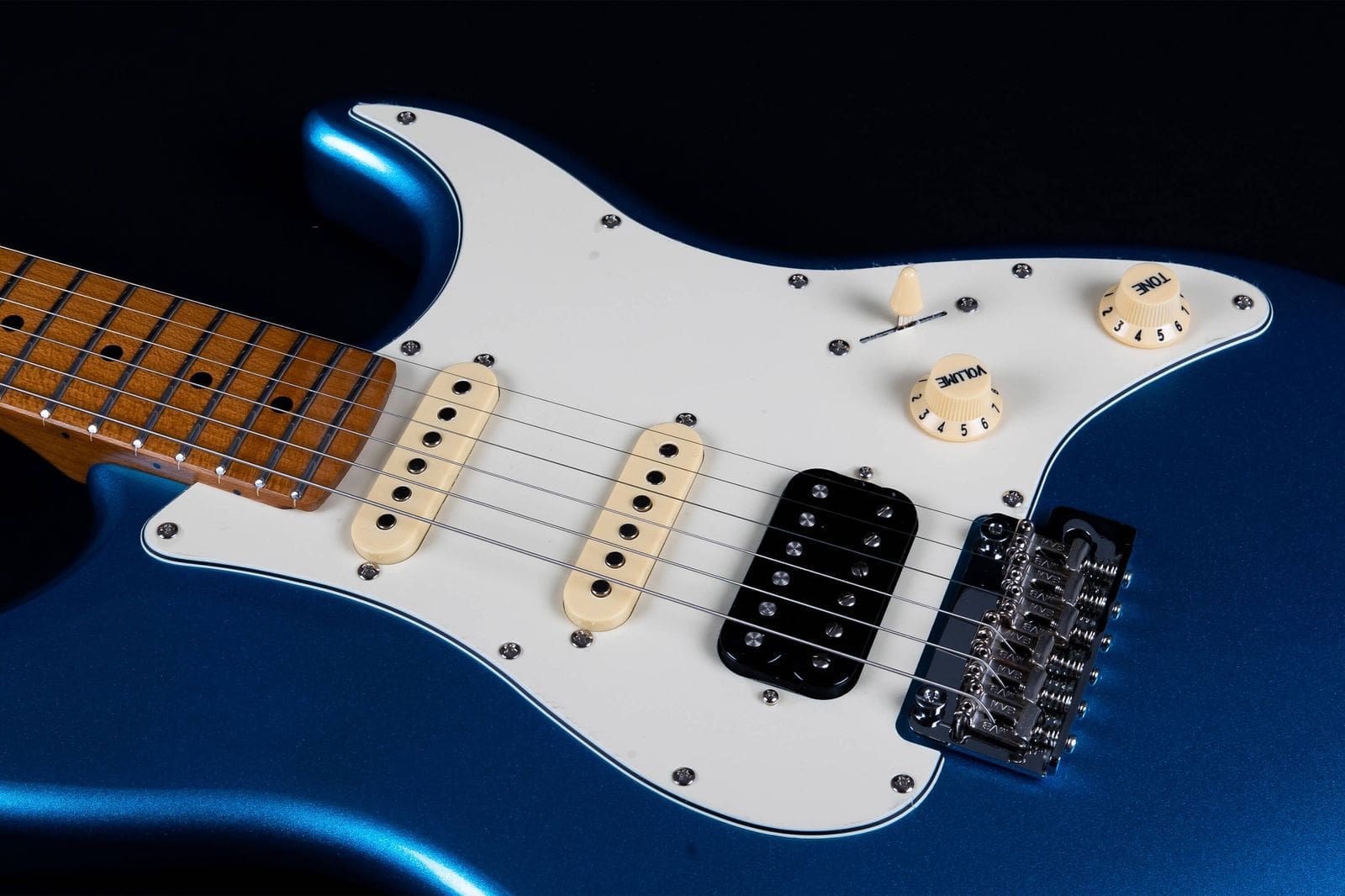 JET Guitars JS-400 LPB HSS Electric Guitar - Lake Placid Blue - Image 10