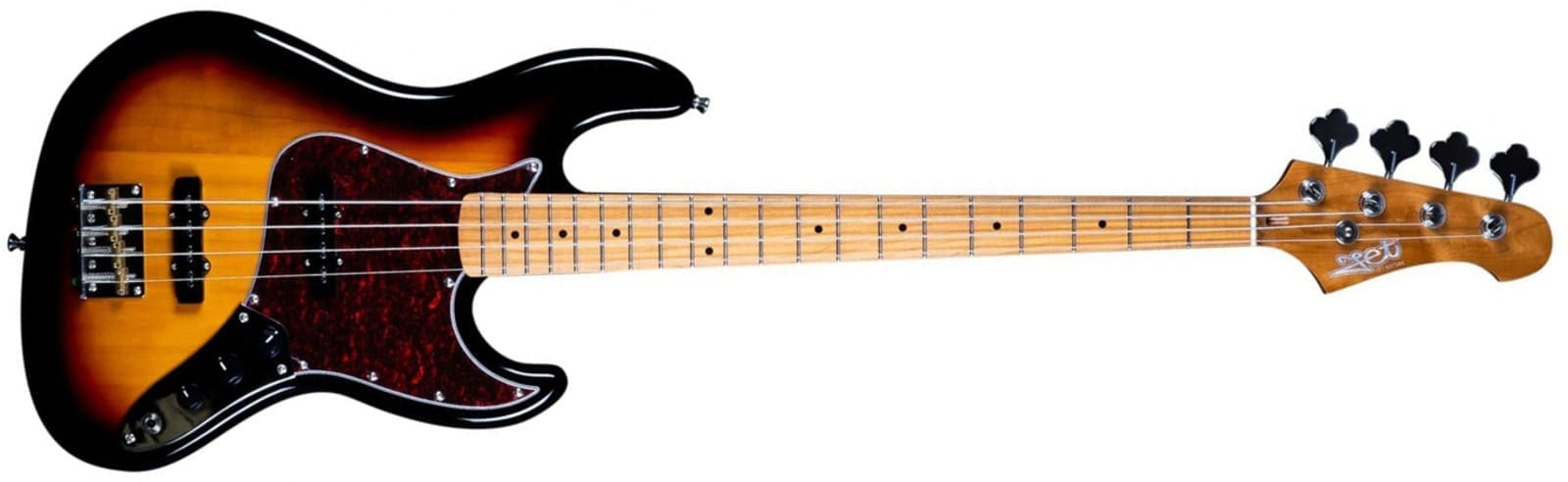 JET Guitars JJB-300 Electric Bass Guitar - Sunburst - Image 4
