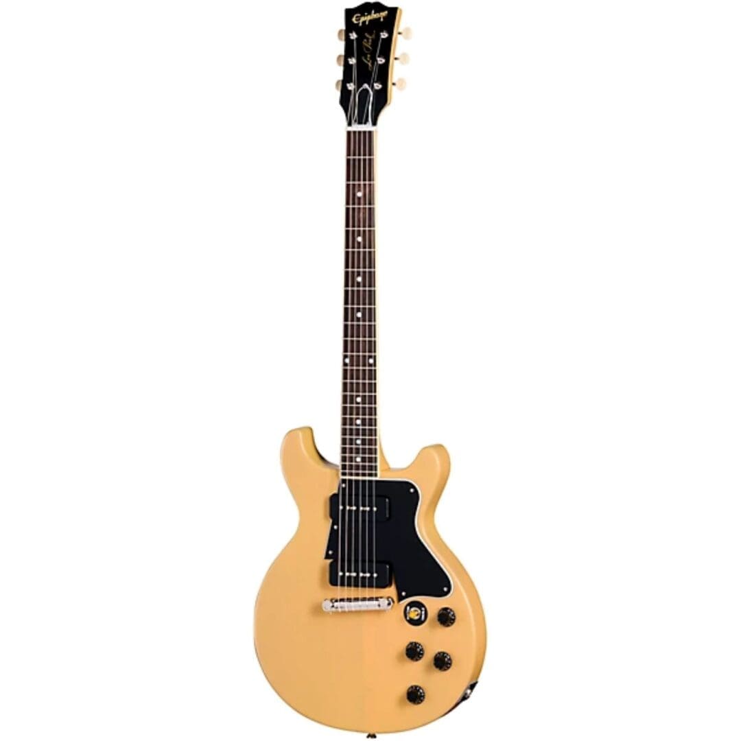 Epiphone Inspired by Gibson Custom 1960 Les Paul Special Double Cut Reissue - TV Yellow - Image 2