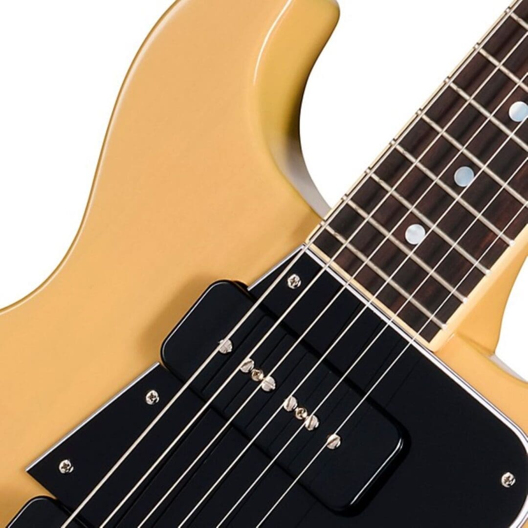 Epiphone Inspired by Gibson Custom 1960 Les Paul Special Double Cut Reissue - TV Yellow - Image 4